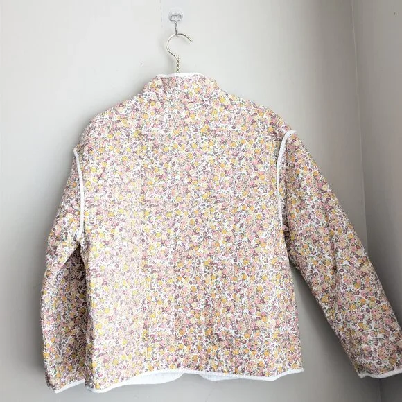 Joe Fresh x Jillian Harris Floral quilted zip jacket - Picture 8 of 12